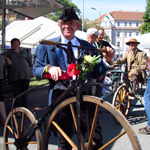 Auf dem Festgelände beim Tag der Sachsen in Kamenz